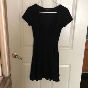NWT Derek Heart Medium Faux Wrap Black Dress